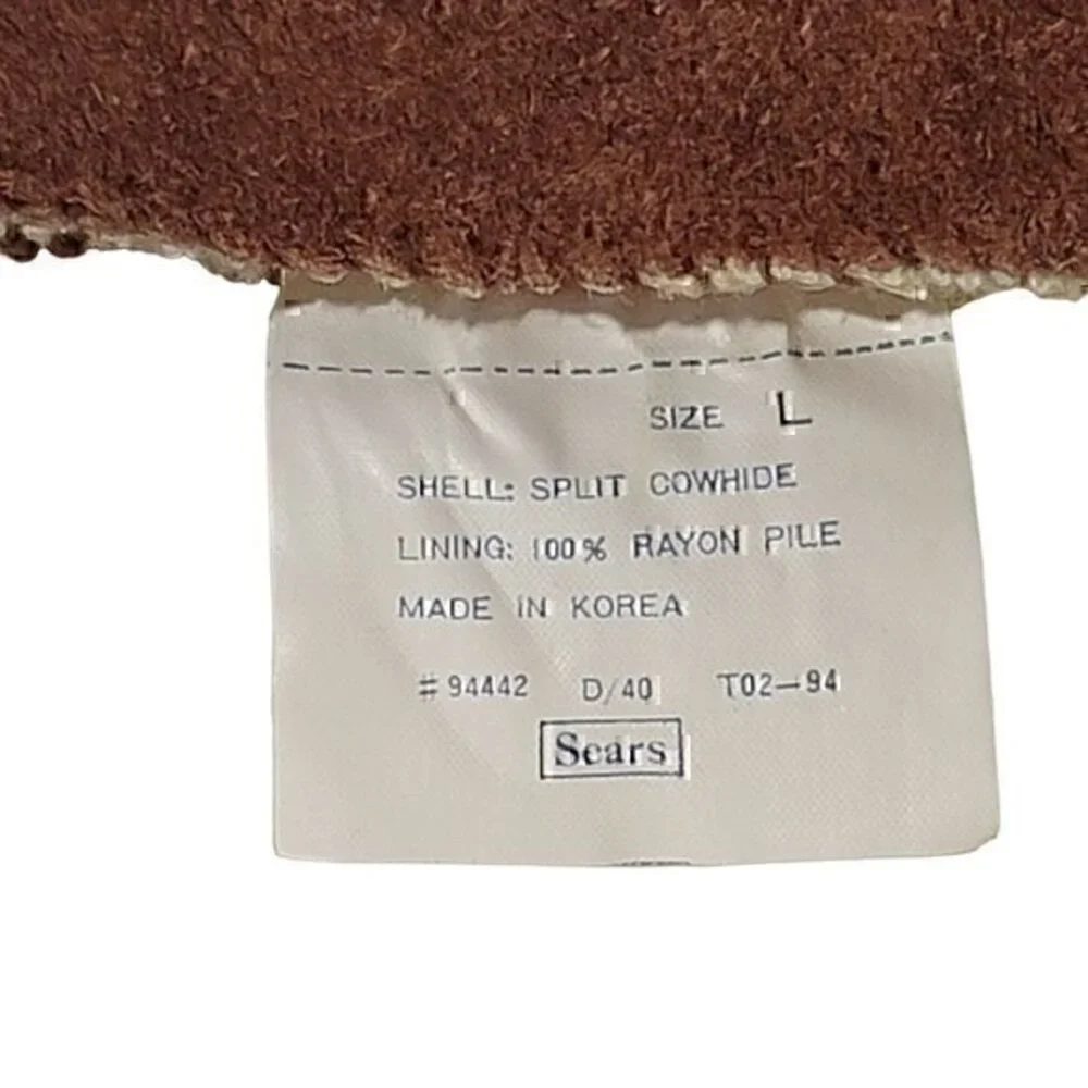 Vintage Women's Suede Gloves L